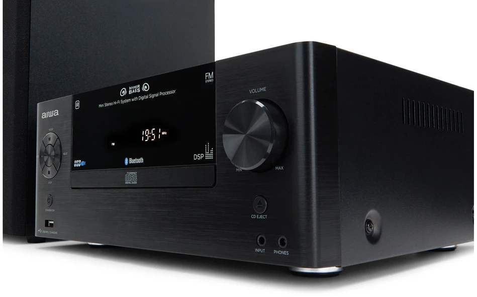 Muzikinis centras Aiwa MCBT-550 mikrohifijärjestelmä, musta