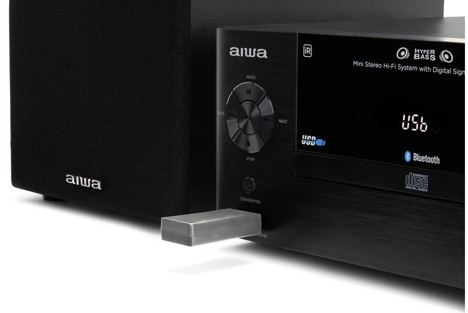 Muzikinis centras Aiwa MCBT-550 mikrohifijärjestelmä, musta