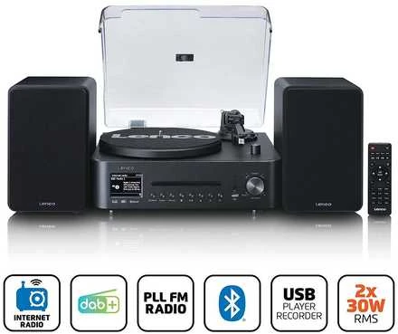Muzikinis centras Lenco MC-760BK juodos spalvos