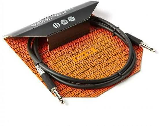 Juodas MXR instrumentinis kabelis pakuotėje