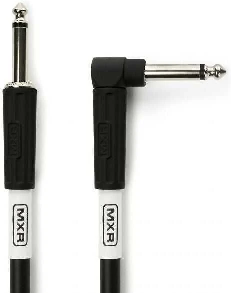 MXR Standard -instrumenttikaapeli kulmaliittimellä 3m, musta
