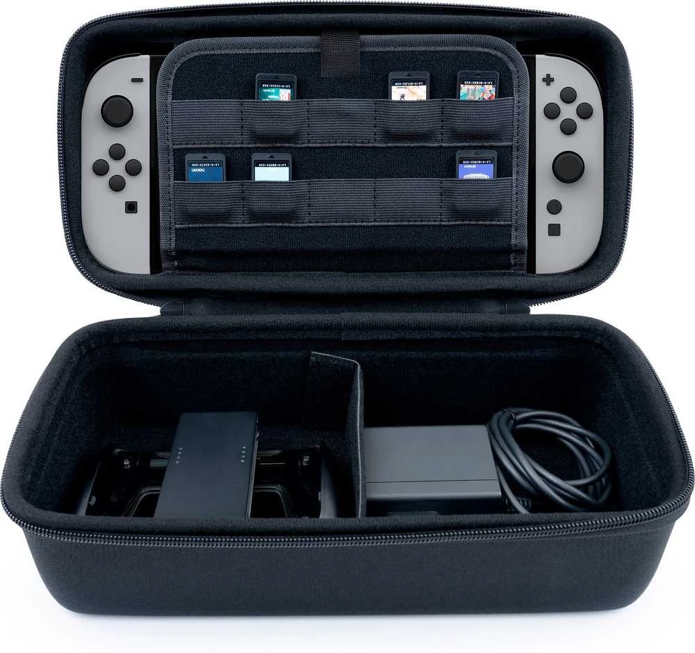 Dėklas Nacon, skirtas Nintendo Switch 2, Juodas