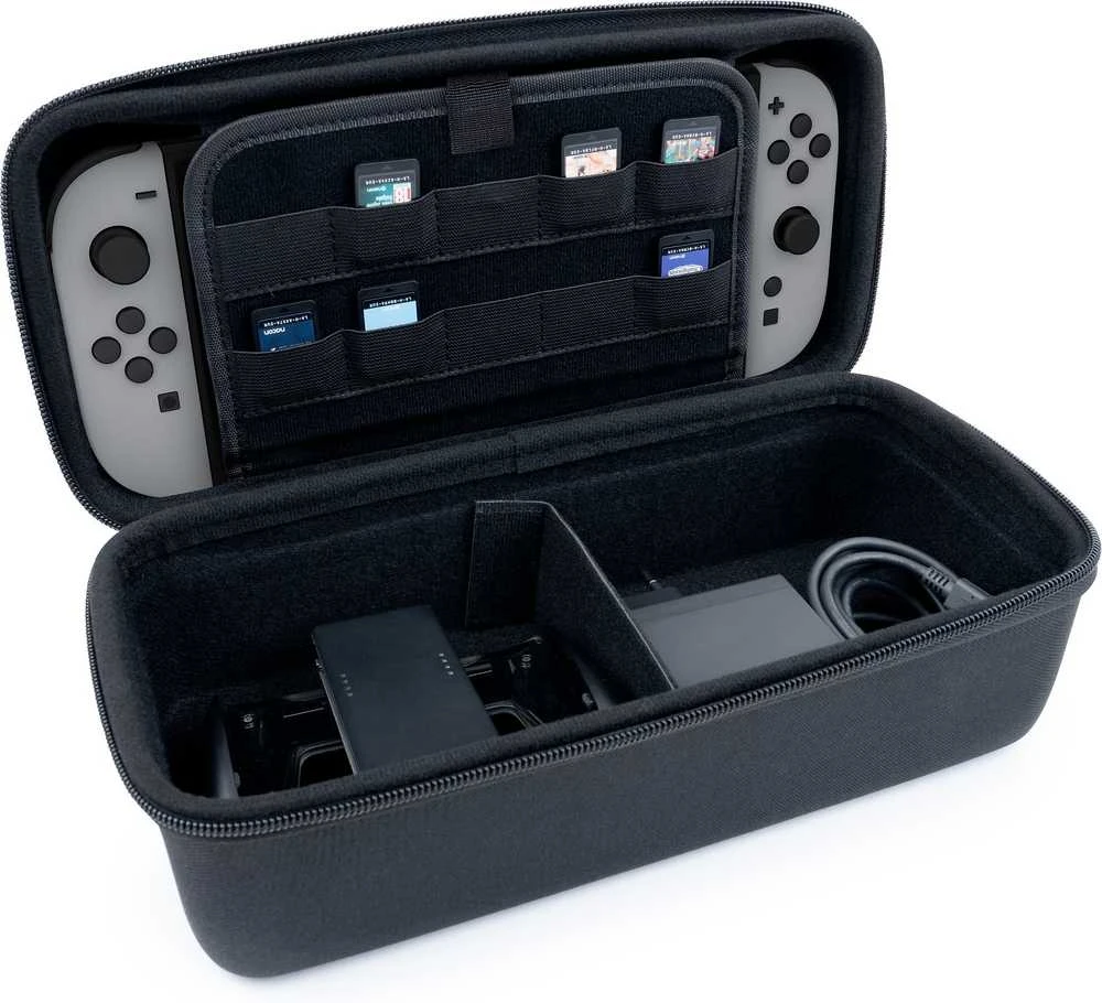 Dėklas Nacon, skirtas Nintendo Switch 2, Juodas