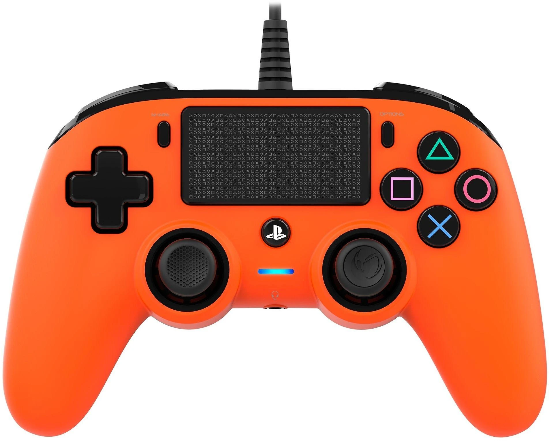 NACON PS4OFCPADORANGE žaidimų valdiklis Žaidimų pultelis PlayStation 4 Analoginis / skaitmeninis Oranžinė