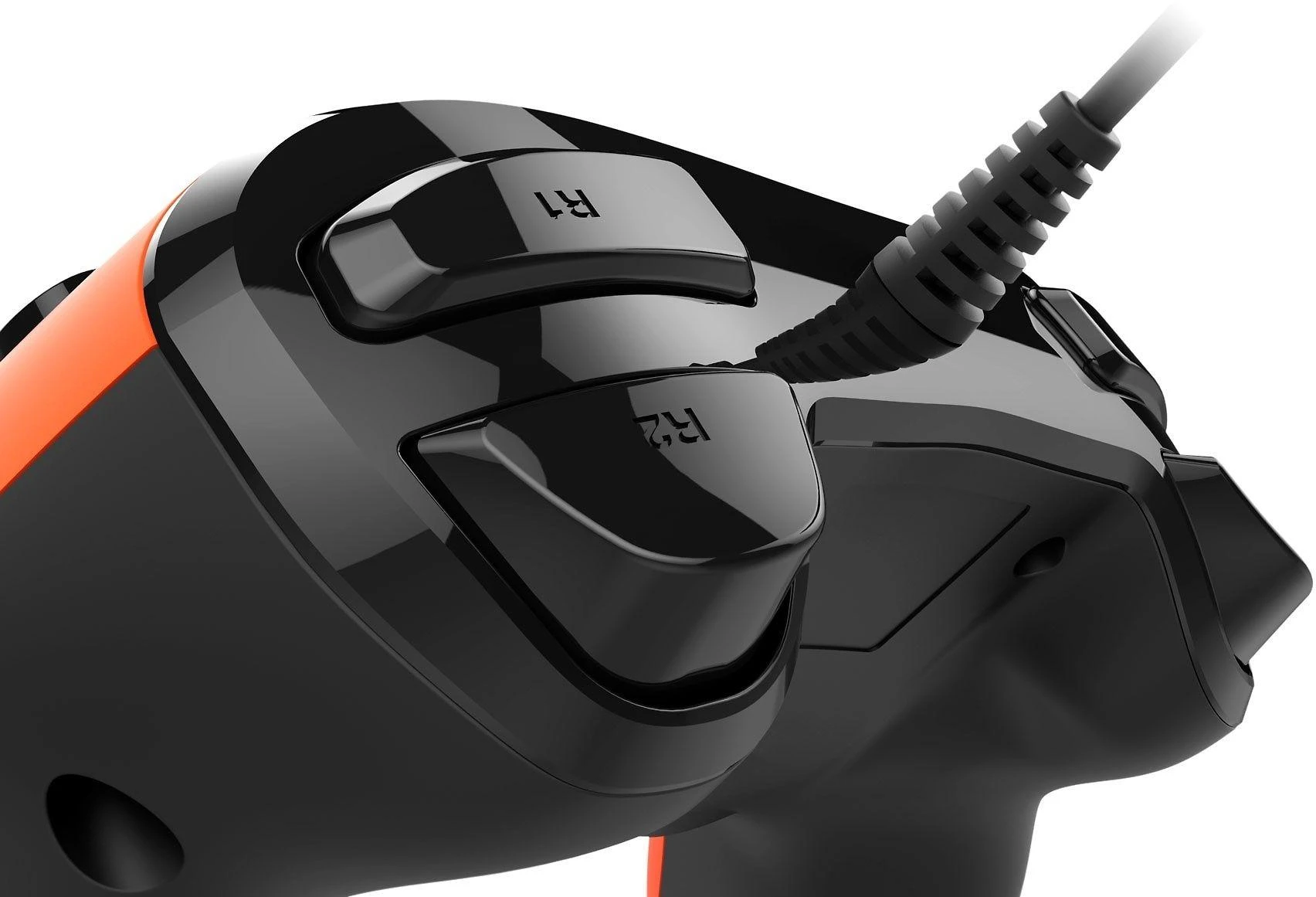 NACON PS4OFCPADORANGE žaidimų valdiklis Žaidimų pultelis PlayStation 4 Analoginis / skaitmeninis Oranžinė