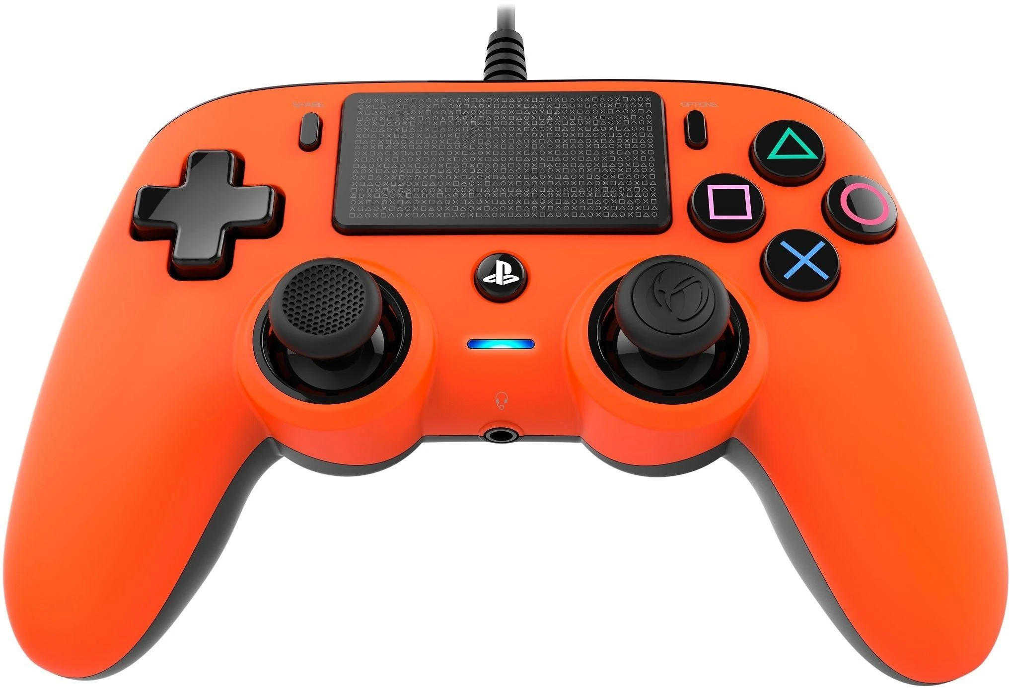 NACON PS4OFCPADORANGE žaidimų valdiklis Žaidimų pultelis PlayStation 4 Analoginis / skaitmeninis Oranžinė