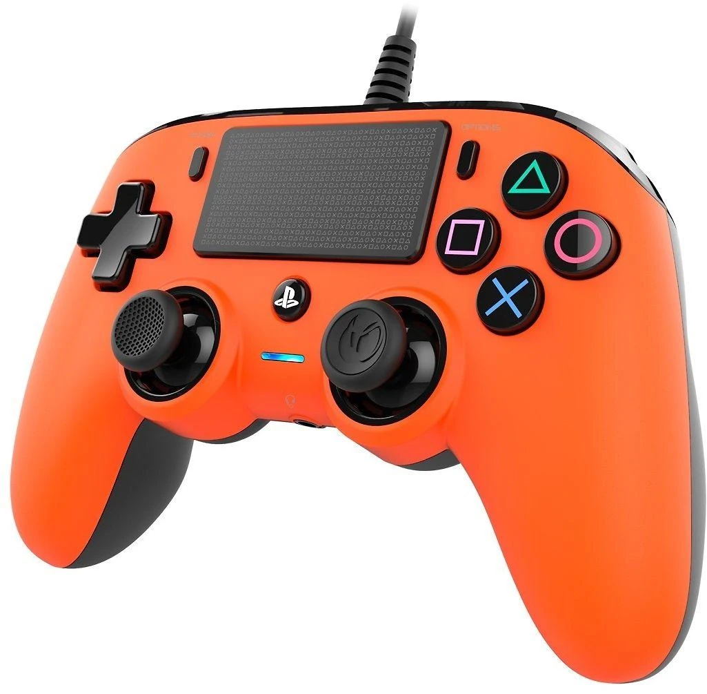 NACON PS4OFCPADORANGE žaidimų valdiklis Žaidimų pultelis PlayStation 4 Analoginis / skaitmeninis Oranžinė
