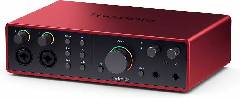 „Focusrite Scarlett 16/16“ 4-osios kartos garso sąsaja