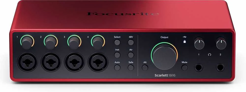 „Focusrite Scarlett 18/16“ 4-osios kartos garso sąsaja