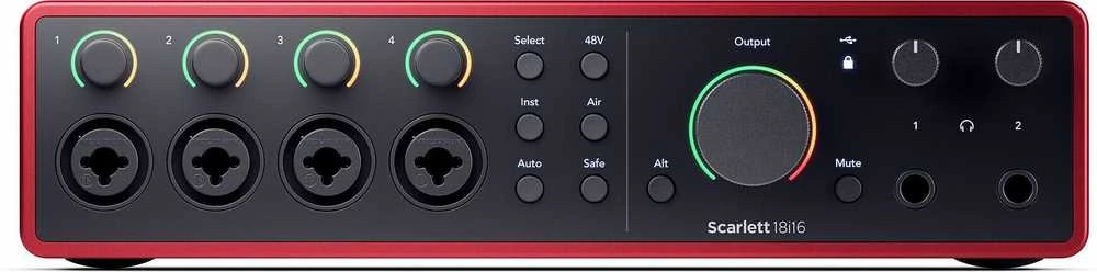 „Focusrite Scarlett 18/16“ 4-osios kartos garso sąsaja