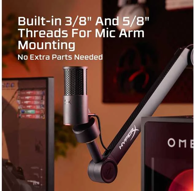 Carruzzo HyperX Solocast 2 BLK mikrofonas