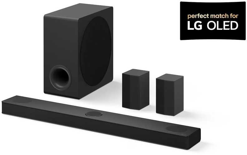 Namų kino sistema LG 5.1.3 ch 580W Soundbar Juodas 5.1.3 channels