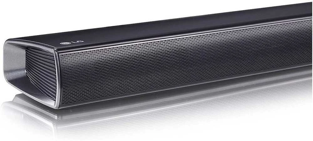 Namų kino sistema LG SQC4R garso juosta - Belaidis žemųjų dažnių garsiakalbis ir galiniai garsiakalbiai - 4,1 - 220 W - Dolby Digital - Bluetooth - Juodas