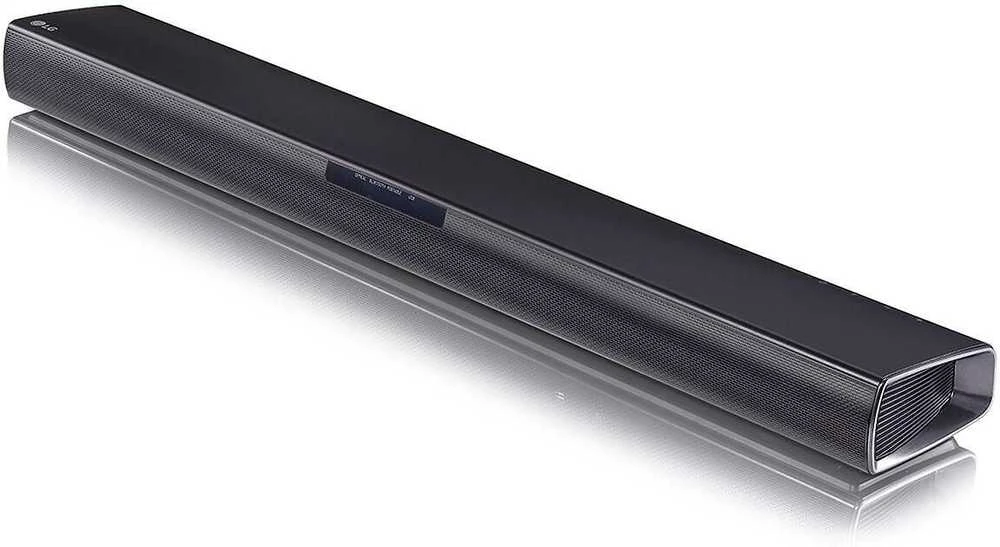 Namų kino sistema LG SQC4R garso juosta - Belaidis žemųjų dažnių garsiakalbis ir galiniai garsiakalbiai - 4,1 - 220 W - Dolby Digital - Bluetooth - Juodas