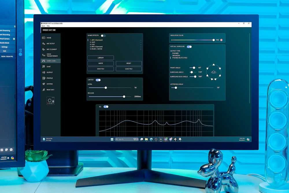 Namų kino sistema Roland Bridge Cast One -USB-äänikortti