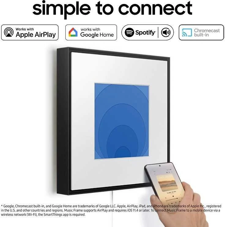 Samsung Garso sistema 2024 LS60D Music Frame kolonėlė su „Dolby Atmos“ (HW-LS60D/EN)