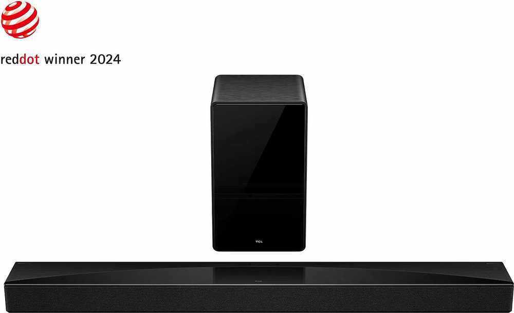 TCL Q Q75H 5.1.2 klasės kanalo garso juosta su Dolby Atmos, Ray Danz technologija ir belaidžiu žemųjų dažnių garsiakalbiu