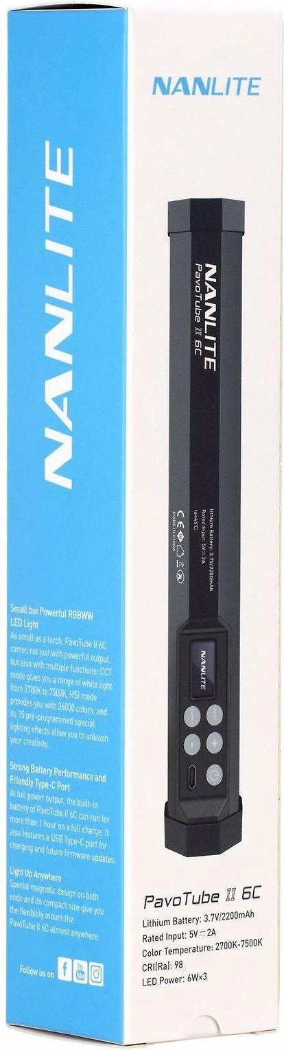 Nanlite Pavotube II 6C