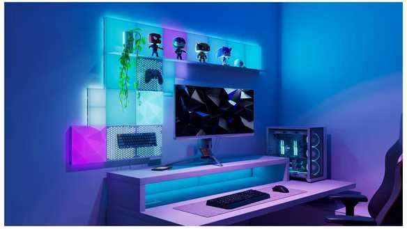 Sieninis šviestuvas „Nanoleaf Blocks“ pradinis rinkinys (10 vnt.) | 16 mln. ir daugiau spalvų
