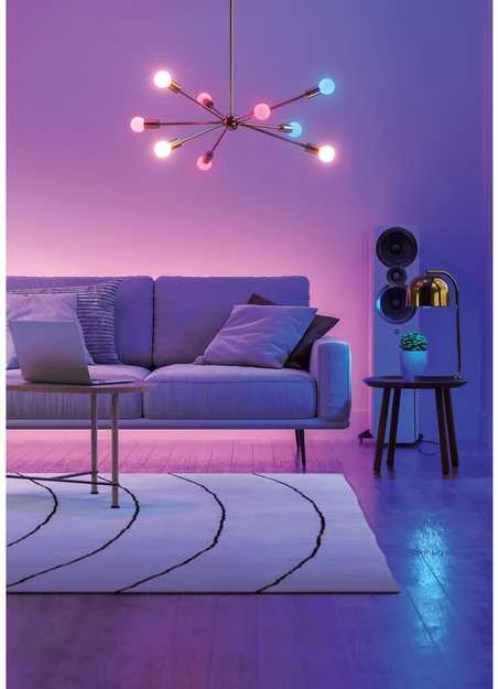 Nanoleaf Essentials Smart A60 lemputė E27 Matter 9W 806Lm RGBCW 2700-6500K, 3vnt pakuotė | E27 | 8,5 W | RGBCW | Bluetooth, siūlai