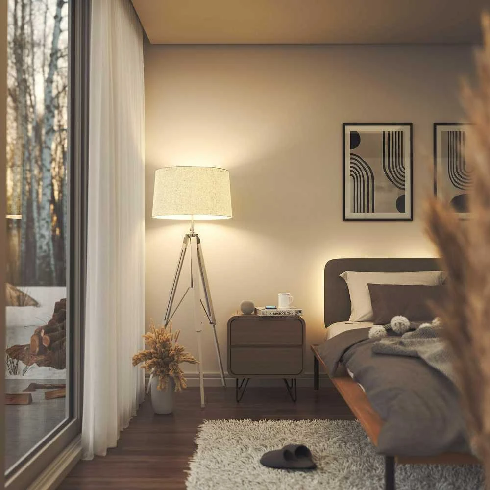 Nanoleaf Essentials Smart A60 lemputė E27 Matter 9W 806Lm RGBCW 2700-6500K, 3vnt pakuotė | E27 | 8,5 W | RGBCW | Bluetooth, siūlai