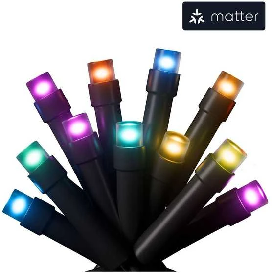 „Nanoleaf“ išmaniosios šventinės girliandos, 24 m, 300 LED | 18 W | 16 m+