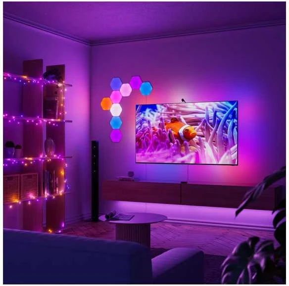 „Nanoleaf“ išmaniosios šventinės girliandos, 24 m, 300 LED | 18 W | 16 m+