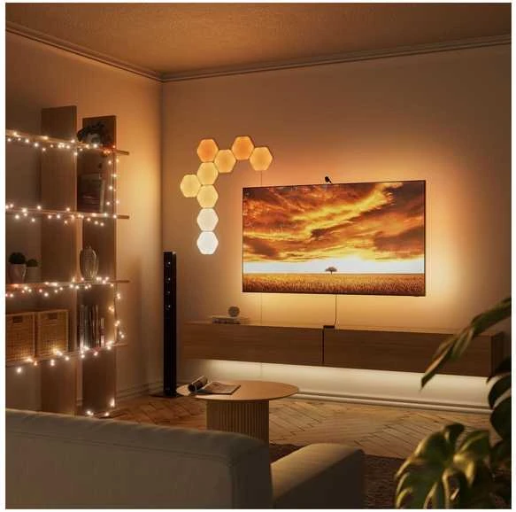 „Nanoleaf“ išmaniosios šventinės girliandos, 24 m, 300 LED | 18 W | 16 m+