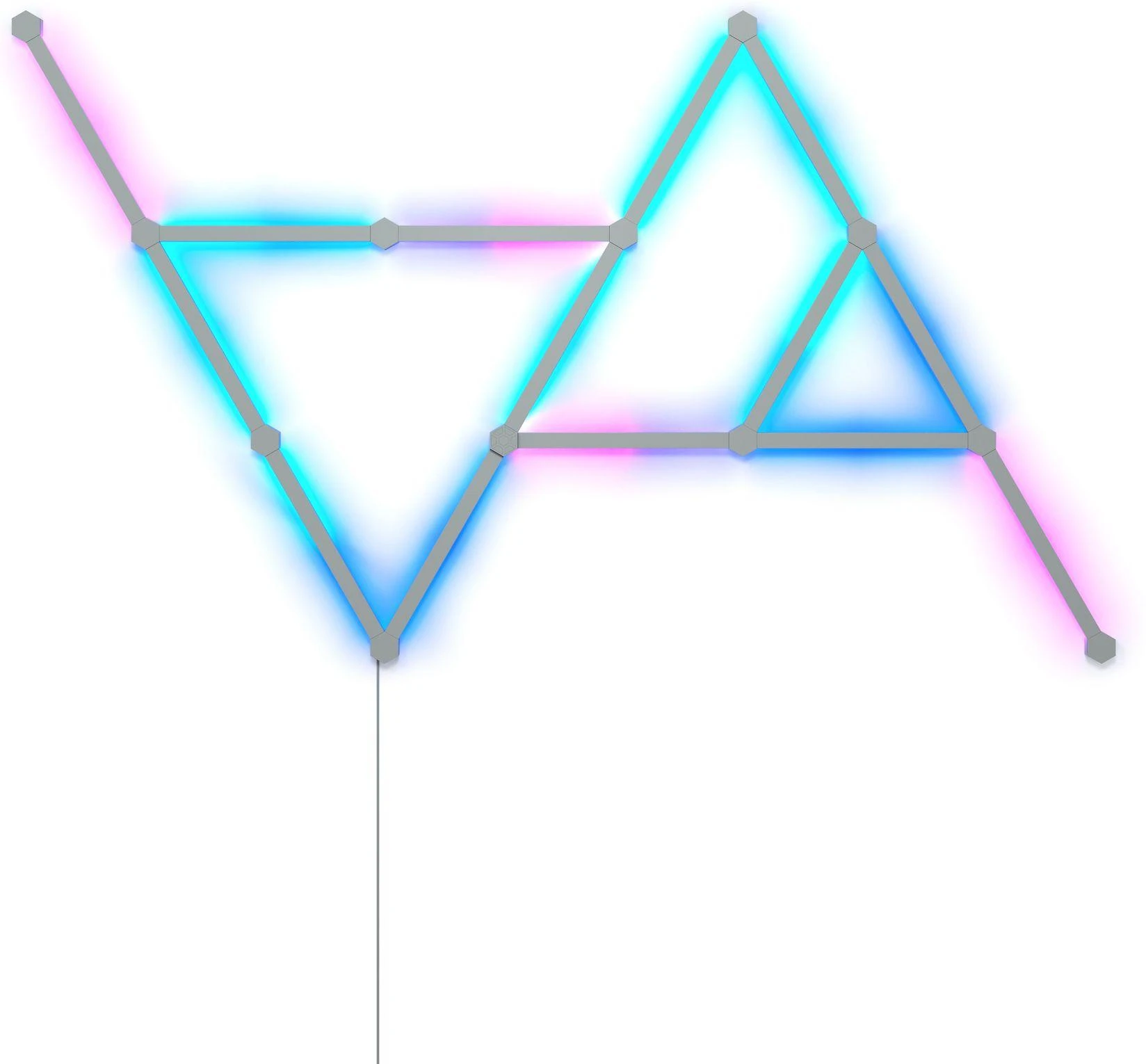 „Nanoleaf Lines“ pradinis rinkinys (15 panelių) 16 mln.+ spalvų