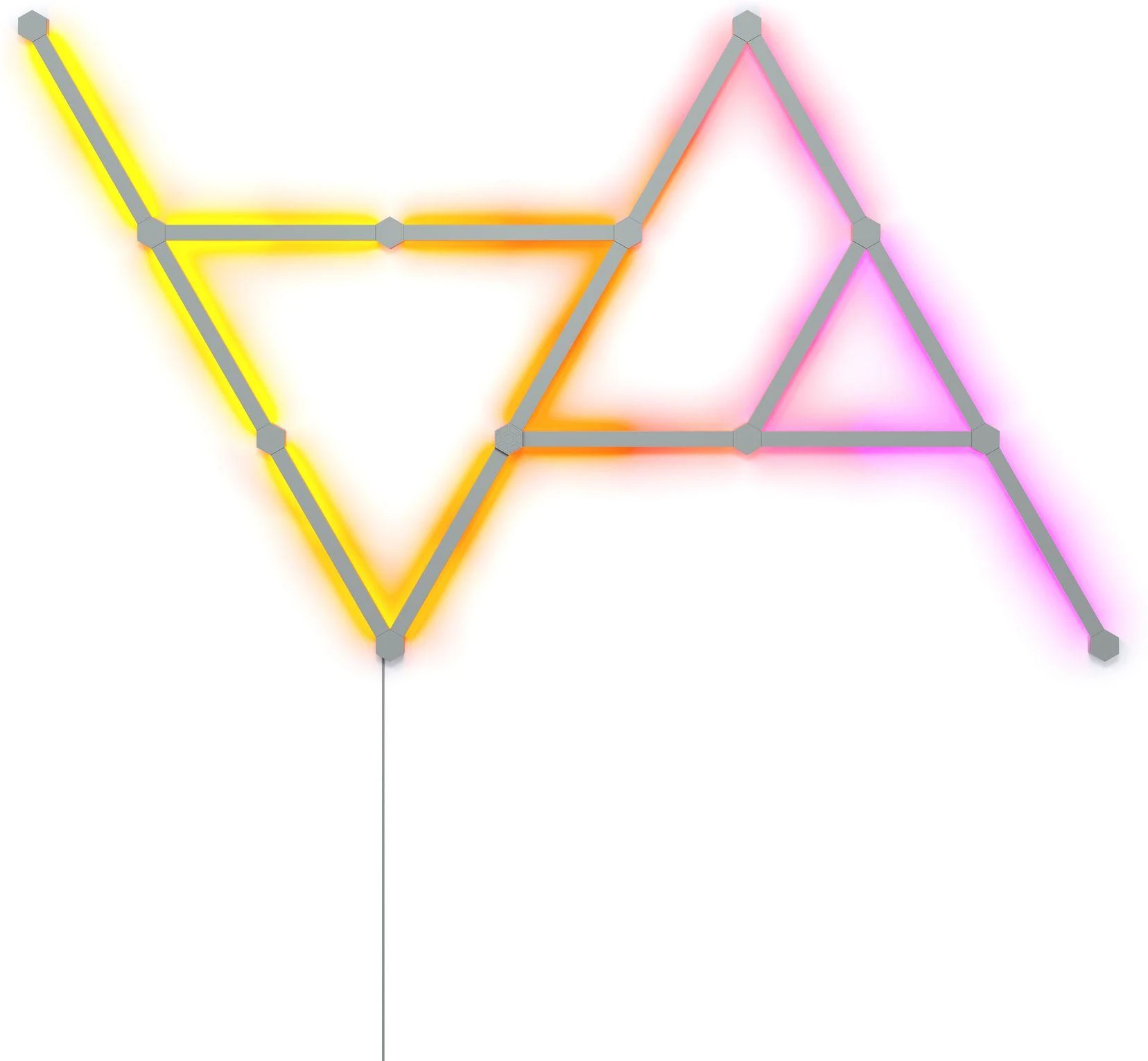 „Nanoleaf Lines“ pradinis rinkinys (15 panelių) 16 mln.+ spalvų