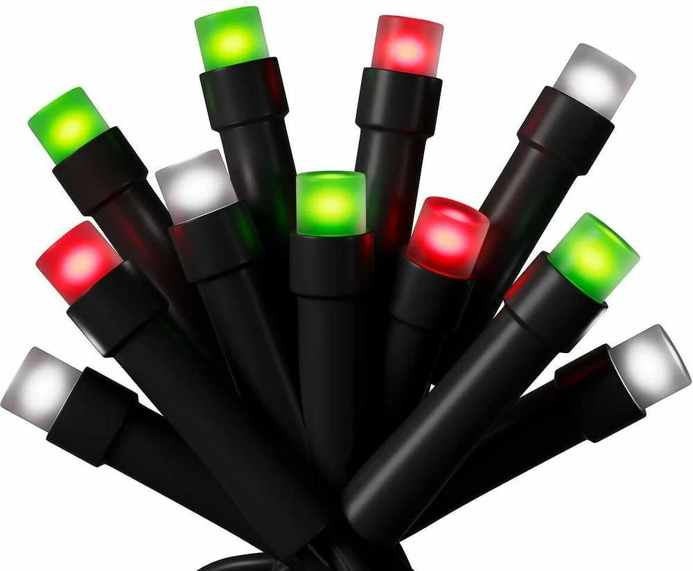 „Nanoleaf|1D Outdoor Holiday String Lights Starter Kit“ 250LED 20m|18 W|RGBW|Wi-Fi, svarbu