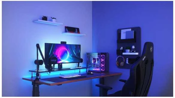 „Nanoleaf Essentials Matter“ išmanioji adresuojama daugiaspalvė HD šviesos juostelė, 5 m, 300 LED | 16 M+