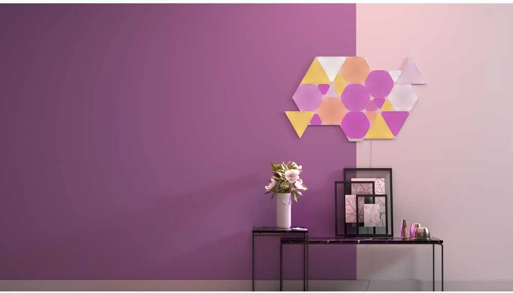 Nanoleaf Shapes Triangles Mini Expansion Pack (10 plokščių) 1 x 0,54 W 16M+ spalvos 2,4GHz WiFi b/g/n;