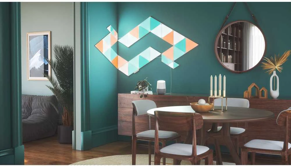 Nanoleaf Shapes Triangles Mini Expansion Pack (10 plokščių) 1 x 0,54 W 16M+ spalvos 2,4GHz WiFi b/g/n;