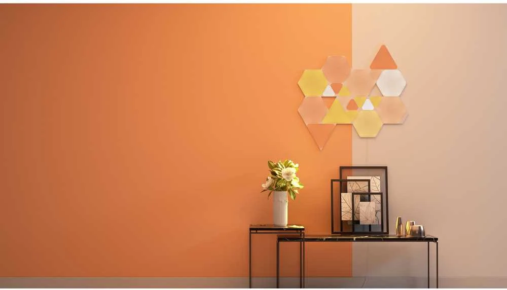 Nanoleaf Shapes Triangles Mini Expansion Pack (10 plokščių) 1 x 0,54 W 16M+ spalvos 2,4GHz WiFi b/g/n;
