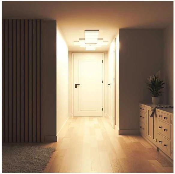 Nanoleaf Sky Light Starter Kit (3 plokštės) | Daugiau nei 6 mln. spalvų su dinamiškomis scenomis
