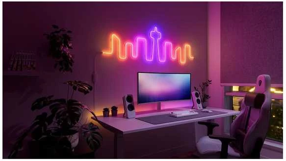 „Nanoleaf“ išmanioji daugiaspalvė virvinė šviesos juostelė, 5 m