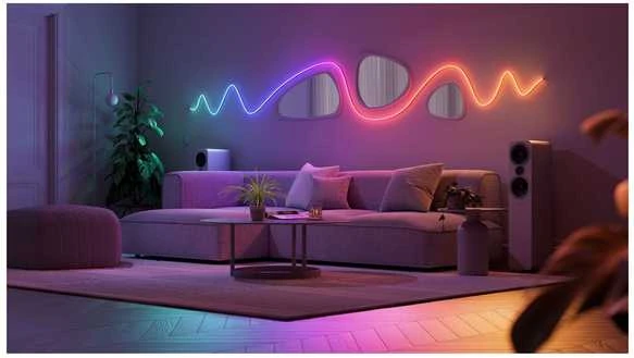 „Nanoleaf“ išmanioji daugiaspalvė virvinė šviesos juostelė, 5 m