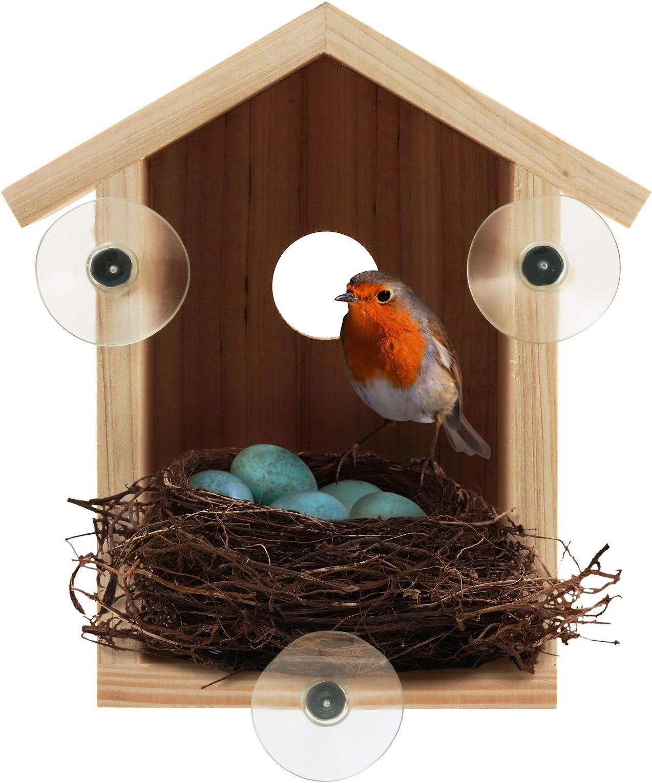 SES Bird Explore – prie lango montuojamas paukščių namelis