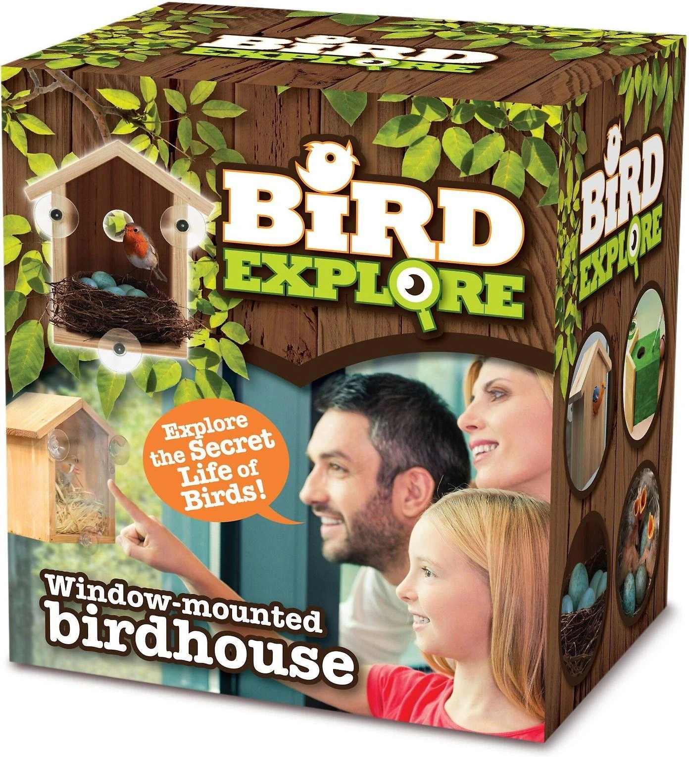 SES Bird Explore – prie lango montuojamas paukščių namelis