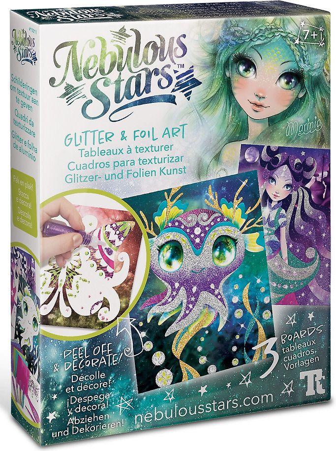 NEBULOUS STARS rinkinys Glitter & Foil Art, 11011