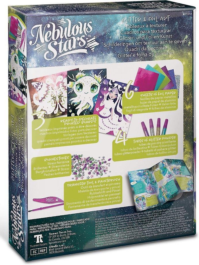 NEBULOUS STARS rinkinys Glitter & Foil Art, 11011