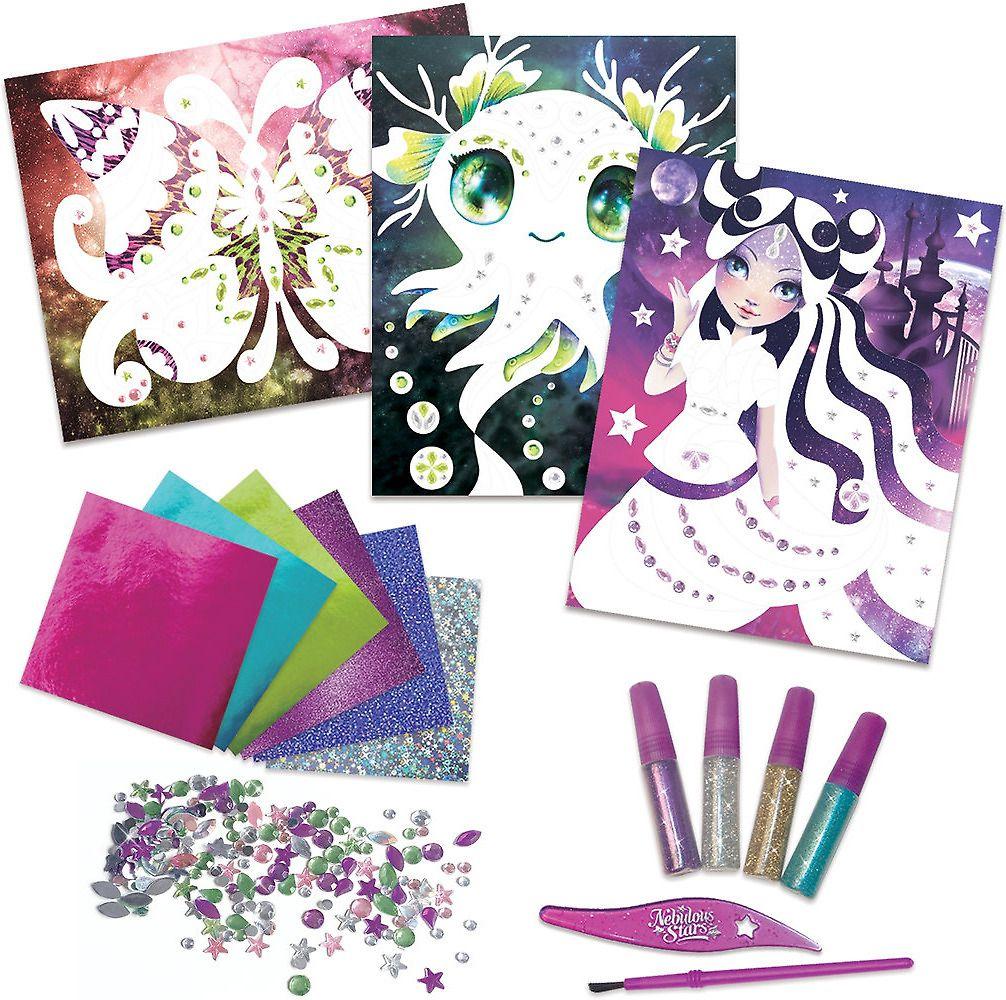 NEBULOUS STARS rinkinys Glitter & Foil Art, 11011