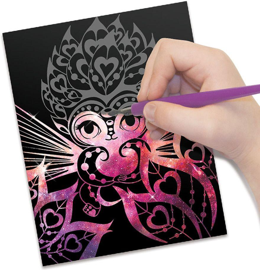 NEBULOUS STARS rinkinys Scratch and Sketch, 11014