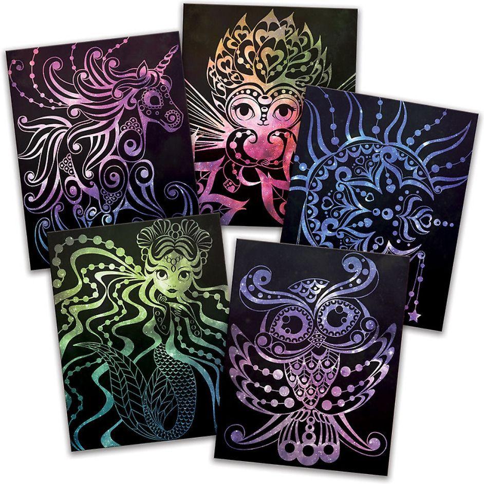 NEBULOUS STARS rinkinys Scratch and Sketch, 11014