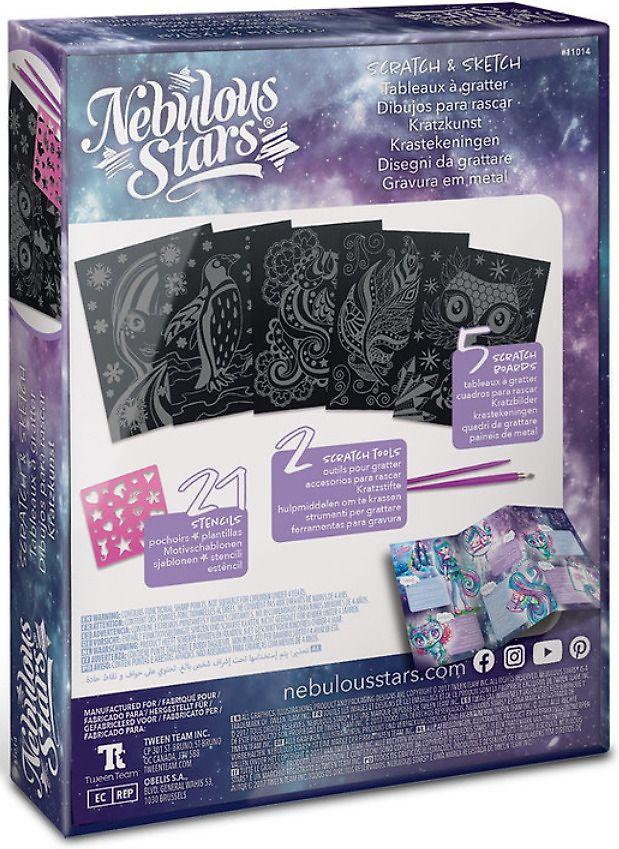 NEBULOUS STARS rinkinys Scratch and Sketch, 11014