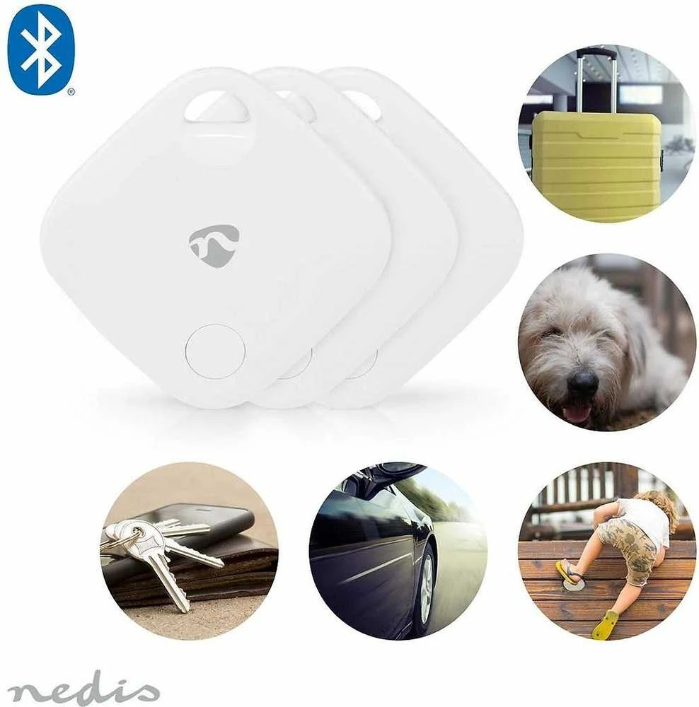 „Bluetooth“ lokatorius Nedis BTTAG10WT3 baltas