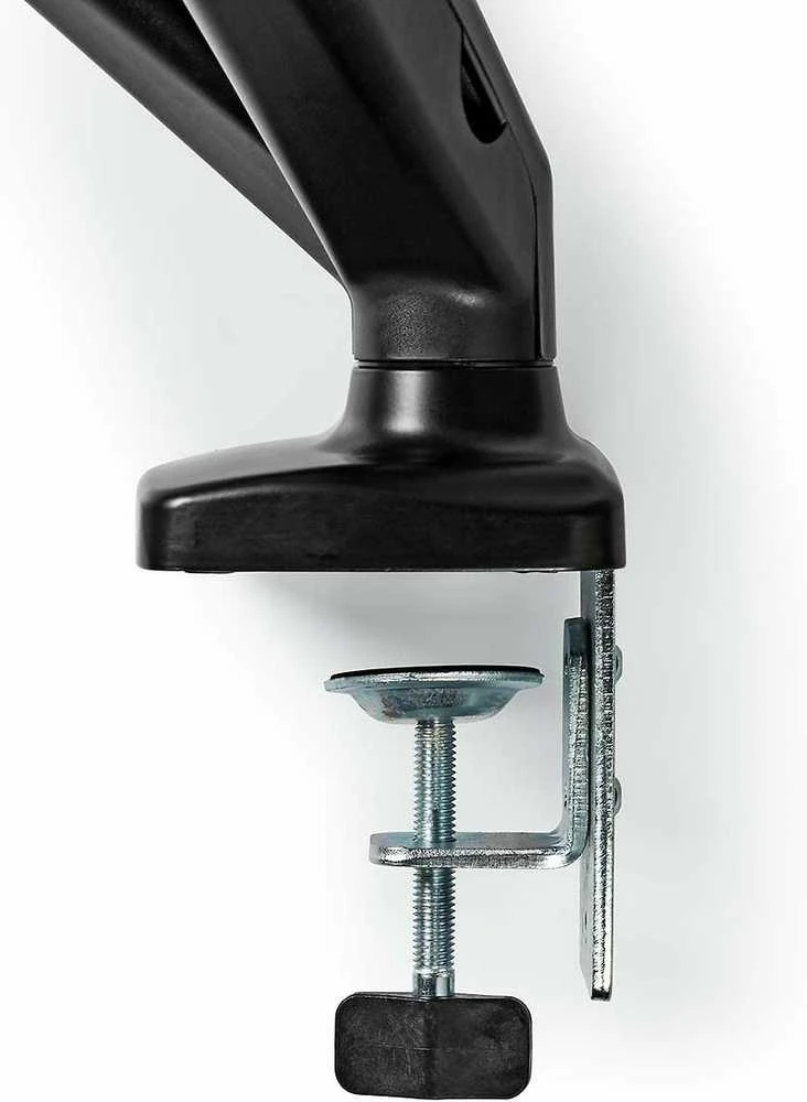 Laikiklis Nedis Dual Gas Spring -pöytäjalka kahdelle näytölle, kaasujousella
