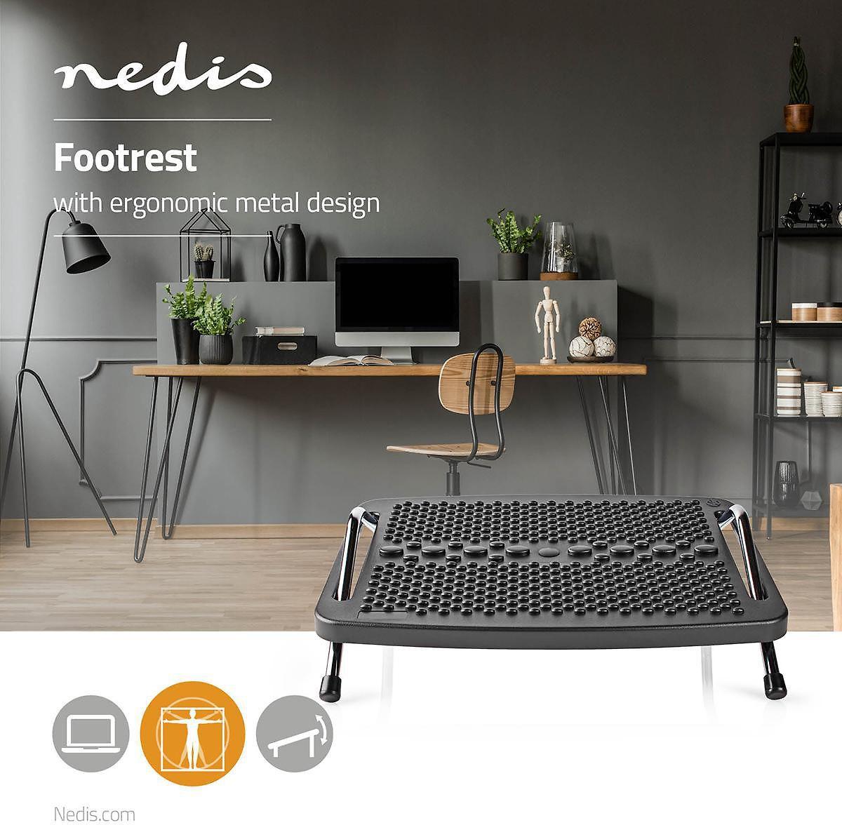 Kilimėlis Nedis ERGOFR200 metalinė pėdų atrama