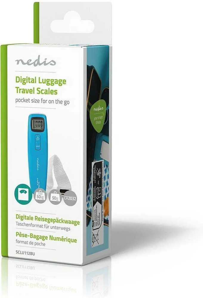 Nedis -matkalaukkuvaaka, digitaalinen